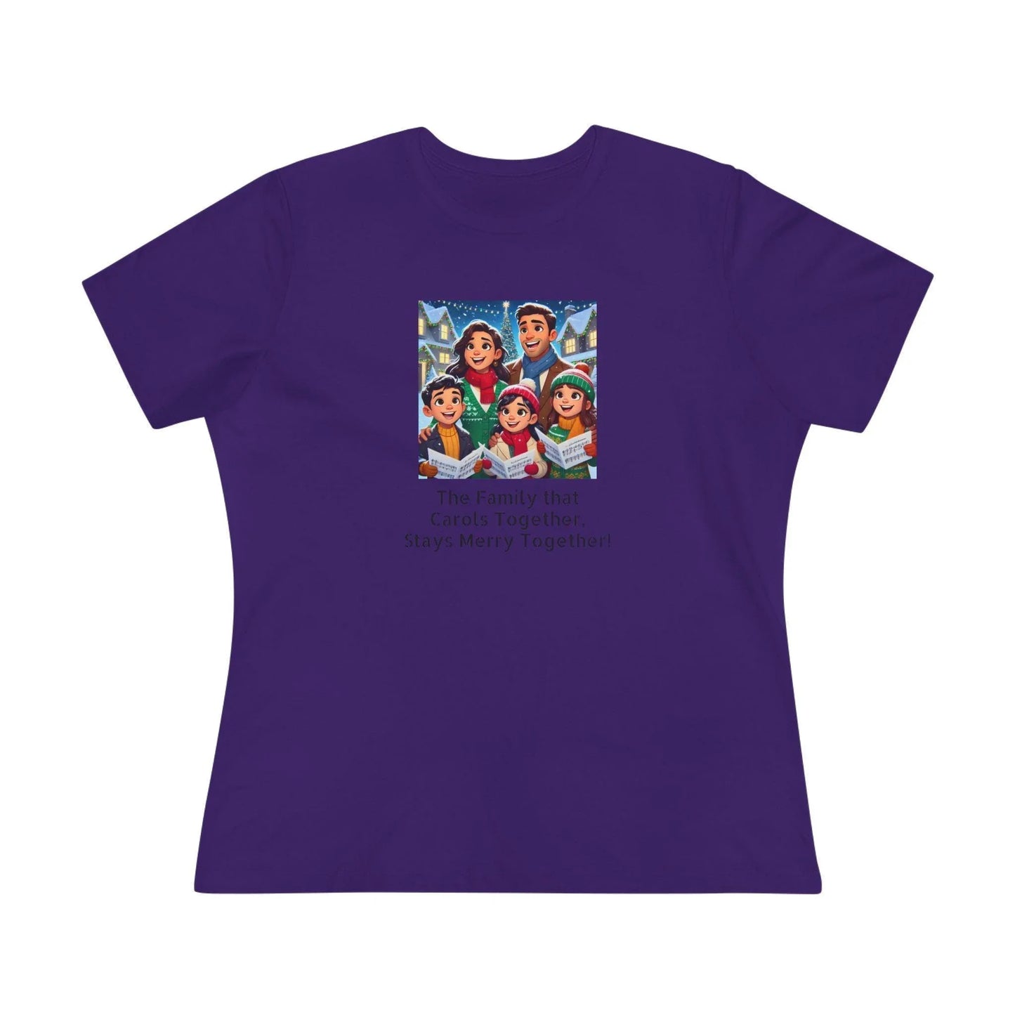 The Family that Carols Together, Stays Merry Together! - Women's Softstyle Tee - Whippie's