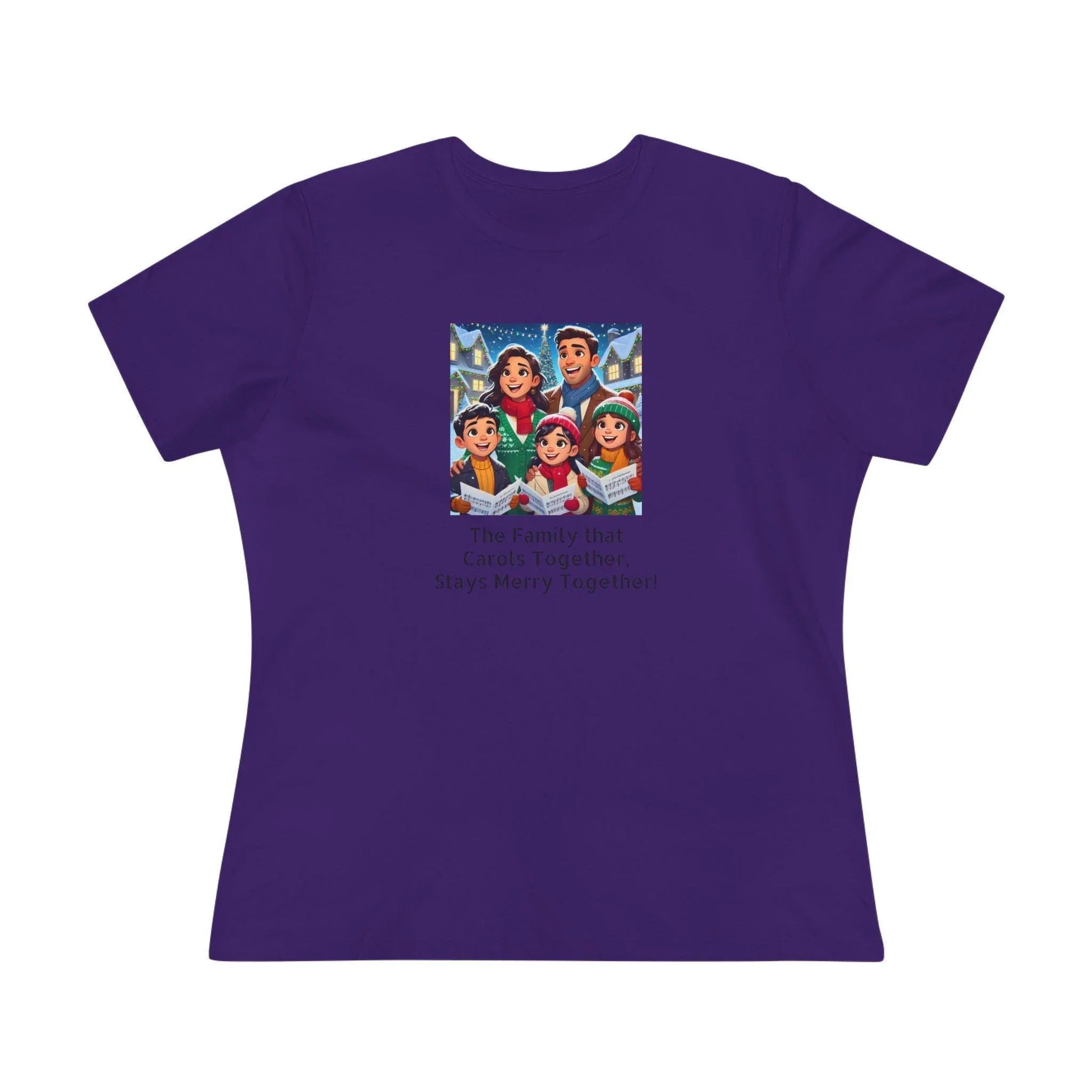 The Family that Carols Together, Stays Merry Together! - Women's Softstyle Tee - Whippie's