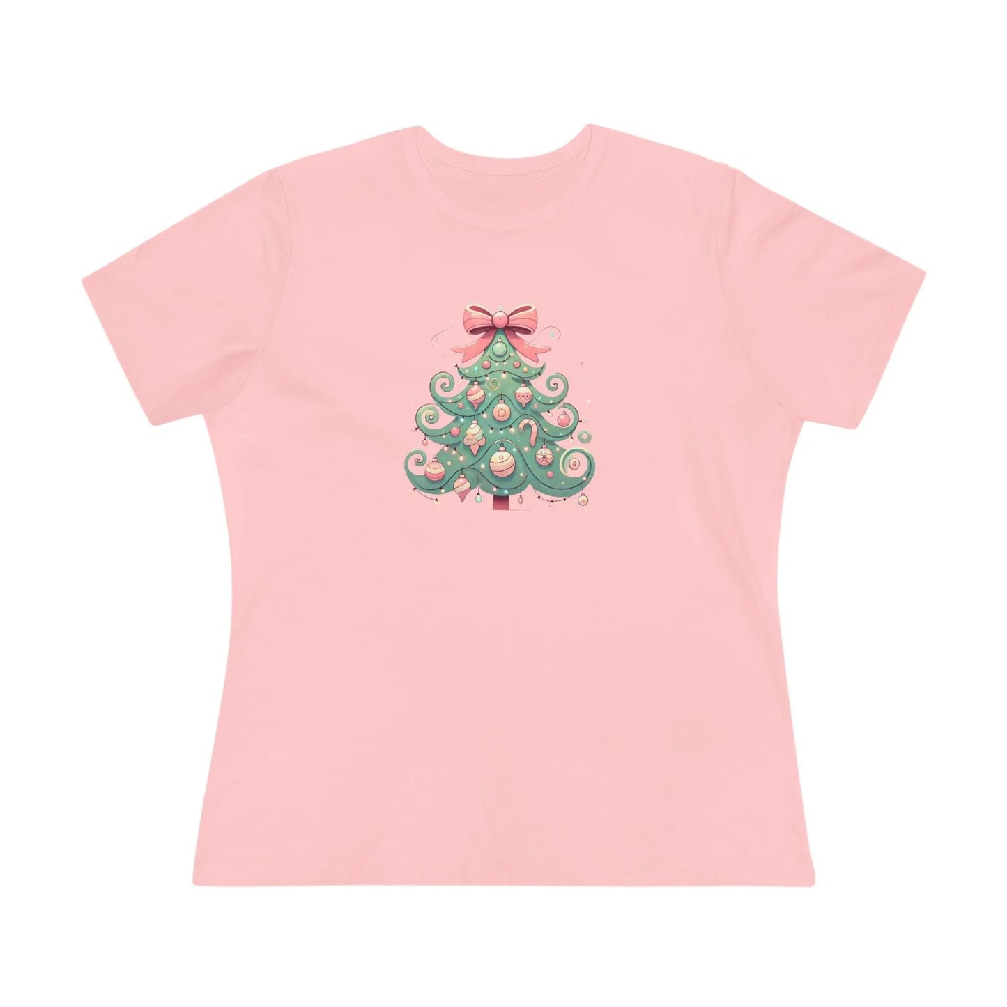 🎄💖 Pastel Dream Christmas Tree ✨🎀 - Women's Softstyle Tee - Whippie's