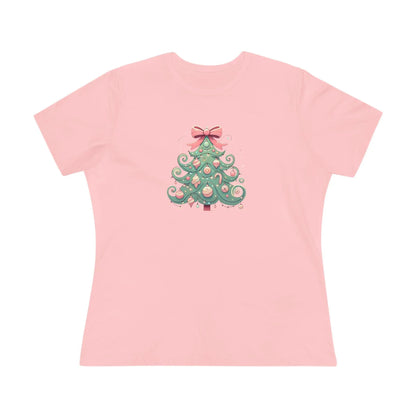 🎄💖 Pastel Dream Christmas Tree ✨🎀 - Women's Softstyle Tee - Whippie's