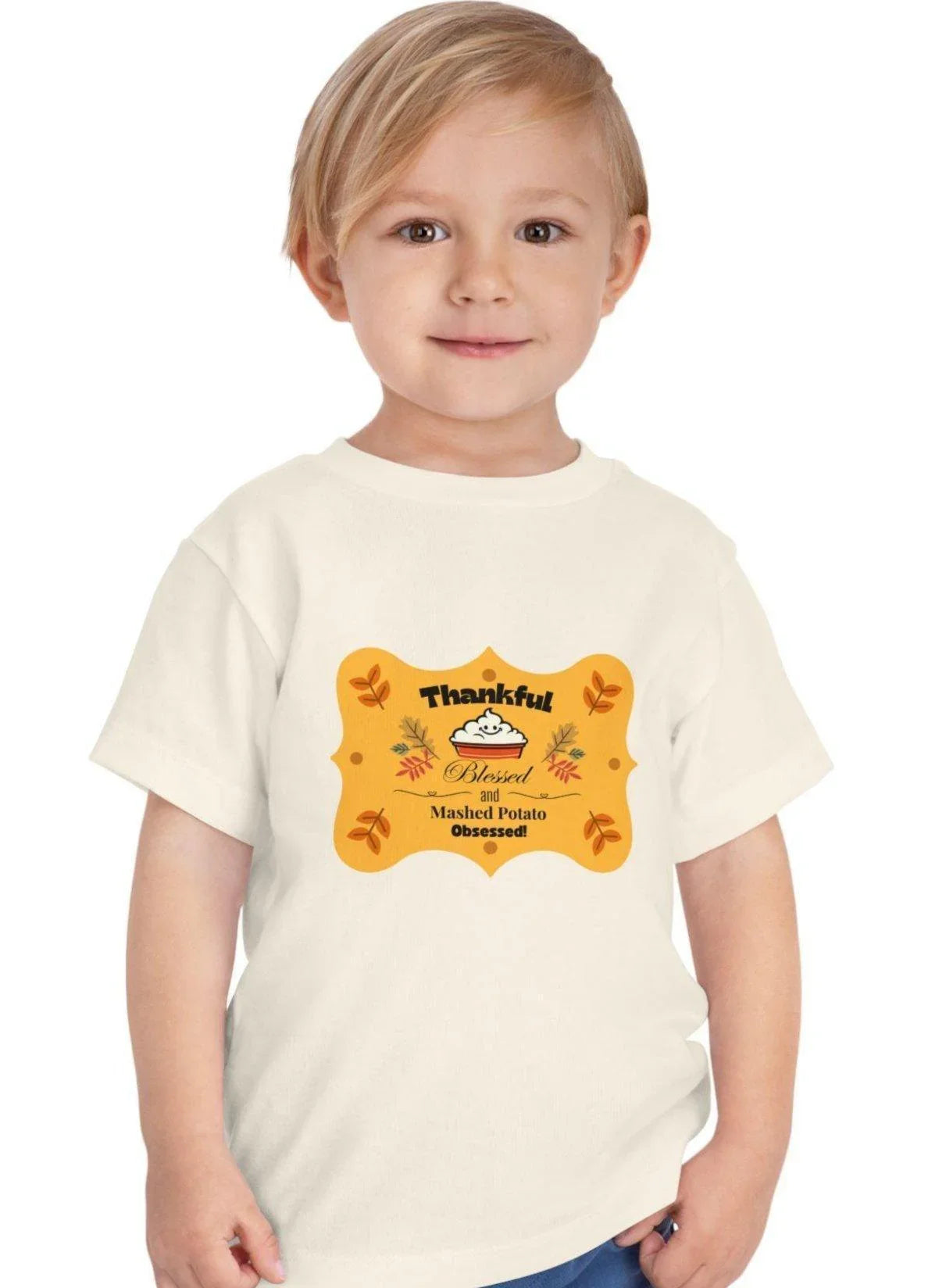 Thankful, Blessed, and Mashed Potato Obsessed - Toddler Tee - Whippie's