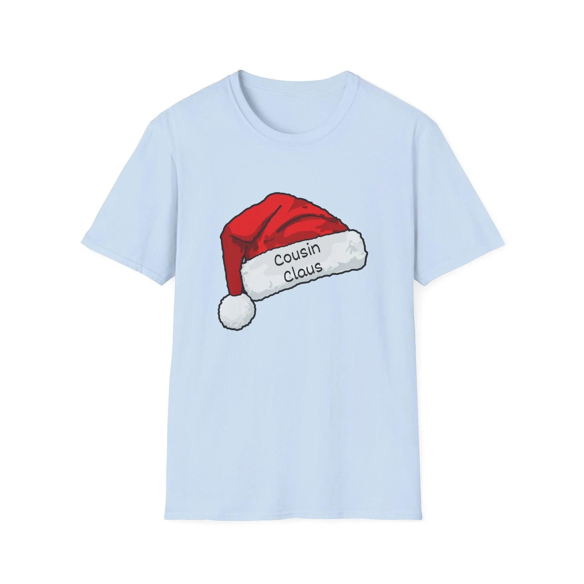 Cousin Claus: The Coolest Santa in Town 🎅- Unisex Softstyle T-shirt - Whippie's