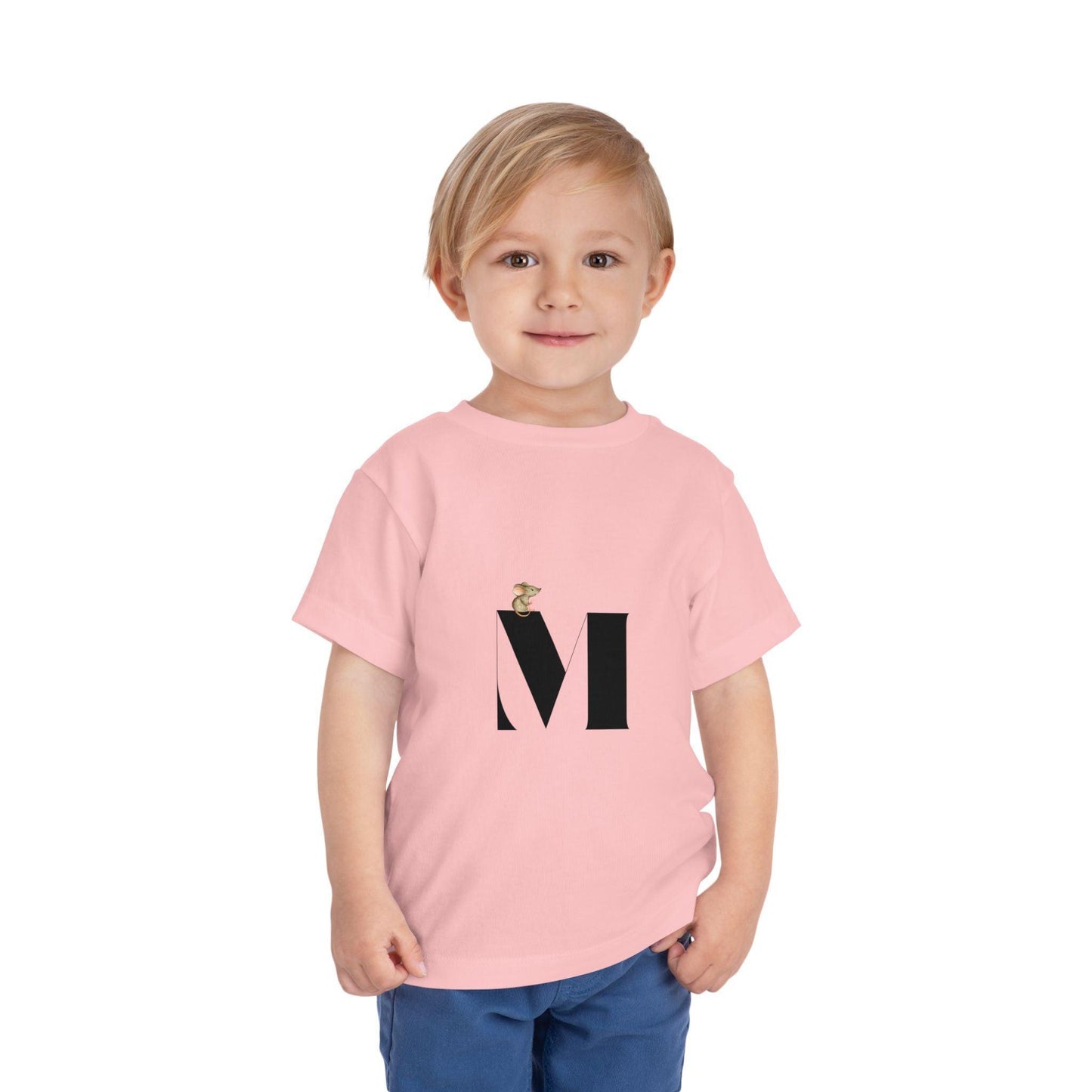 Alphabet Adventures: Letter M - Mouse Toddler T-shirt - Whippie's