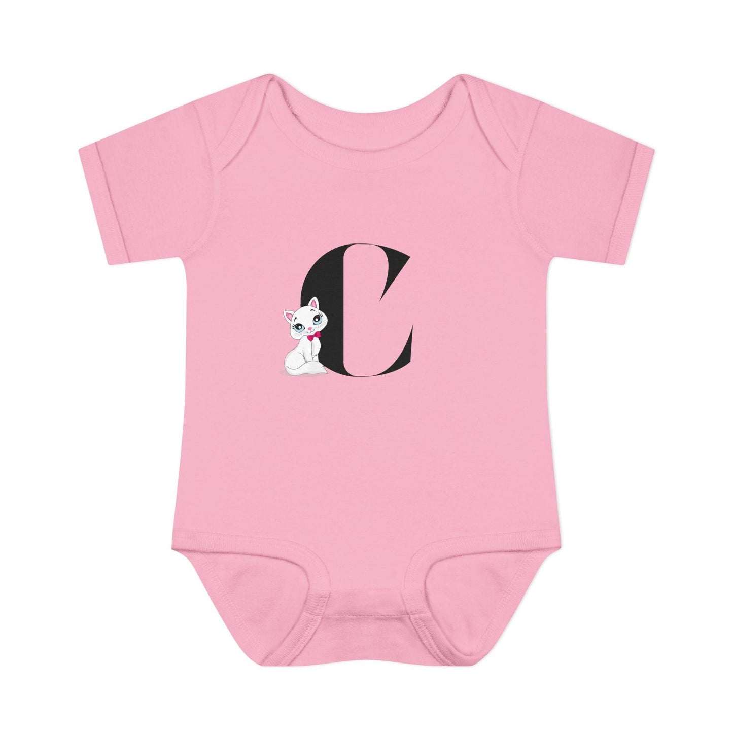 Alphabet Adventures: Letter C - Cute Kitty Cat Baby Onesie C is for Cute Kitty Cat! - Whippie's