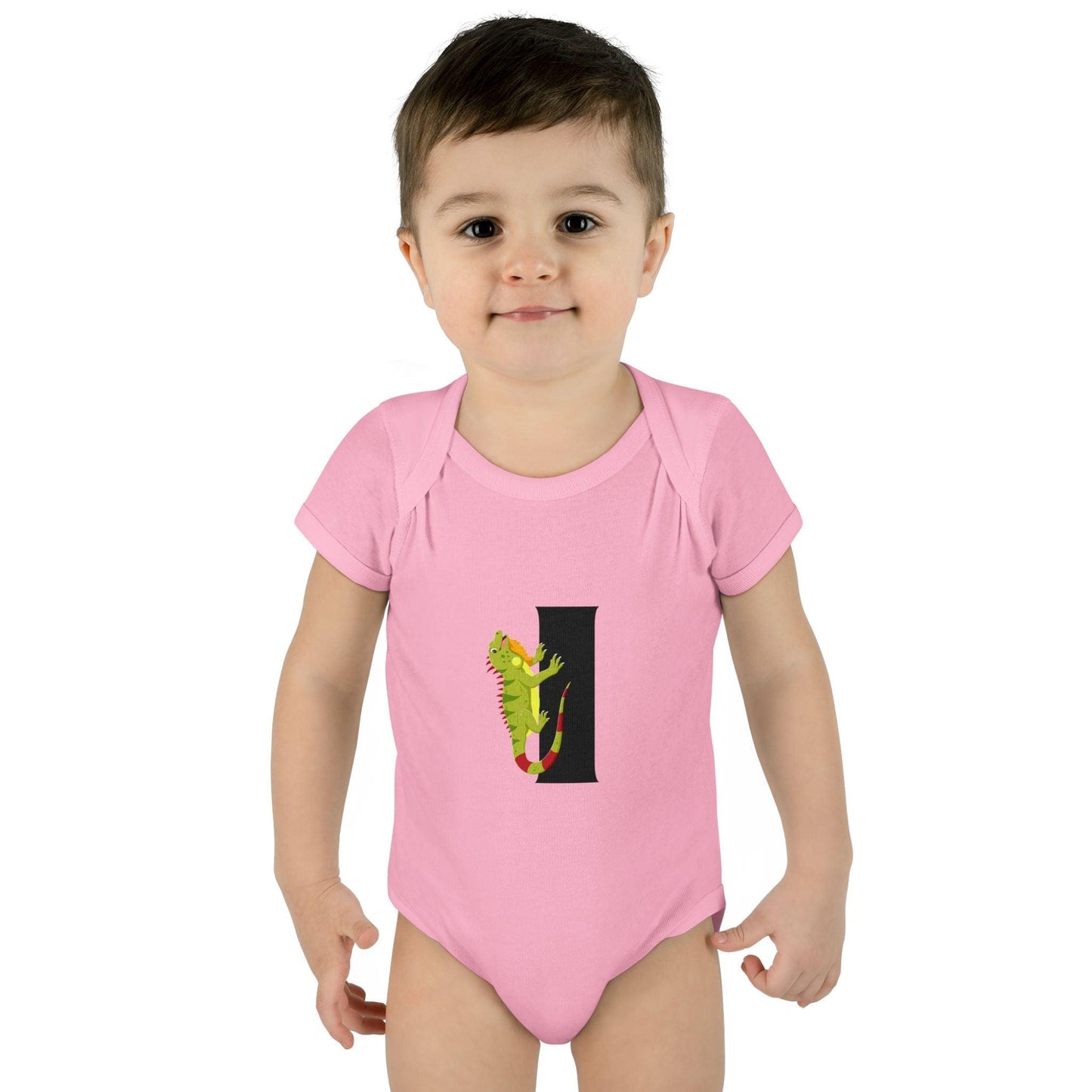Alphabet Adventures: Letter I - Incredible Iguana Baby Onesie I is for Incredible Iguana! - Whippie's