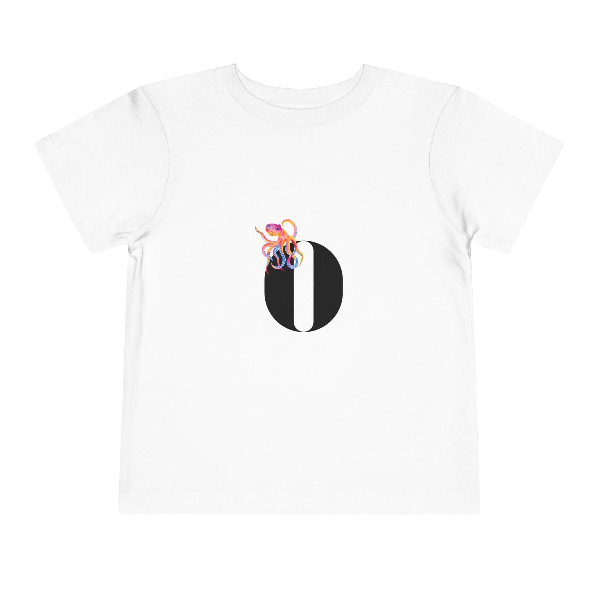 Alphabet Adventures: Letter O - Octopus Toddler T-shirt - Whippie's