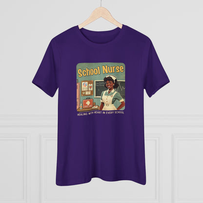 School Nurse Hero Tee (2) - Healing with Heart in Every School 🩺❤️ - Whippie's