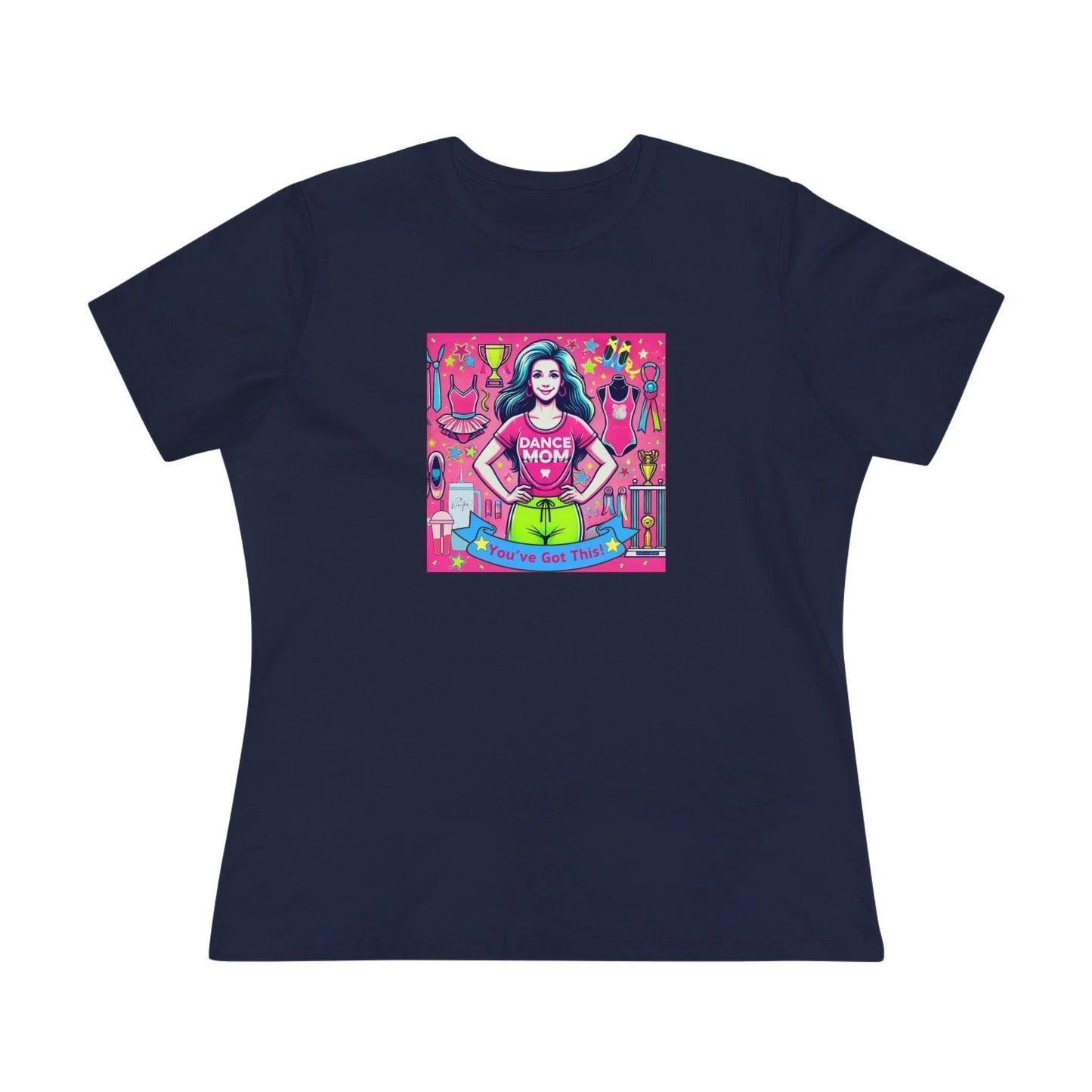Dance Mom Magic (Brunette Mom) - A Colorful Celebration 🌈 - Women's Softstyle Tee - Whippie's