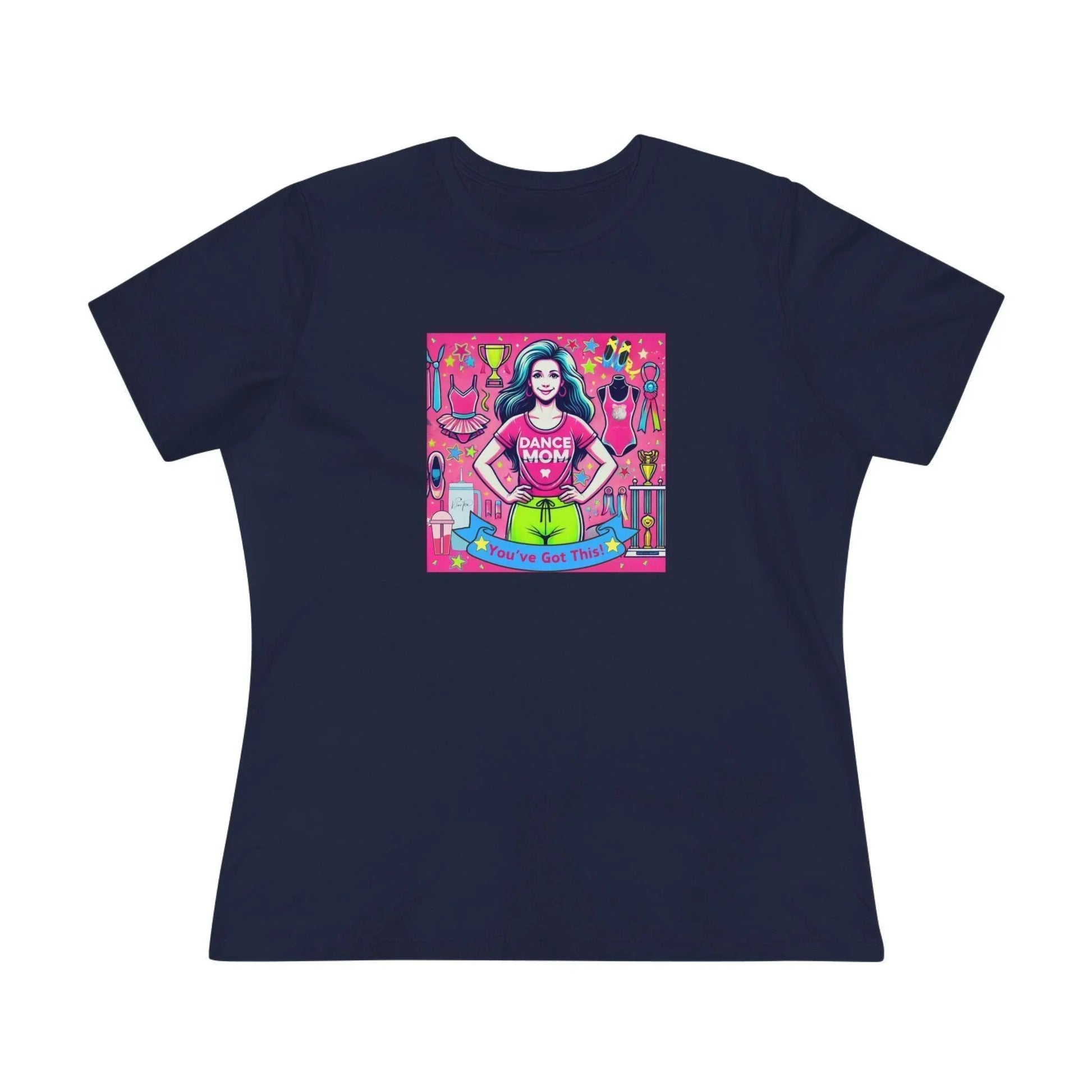 Dance Mom Magic (Brunette Mom) - A Colorful Celebration 🌈 - Women's Softstyle Tee - Whippie's