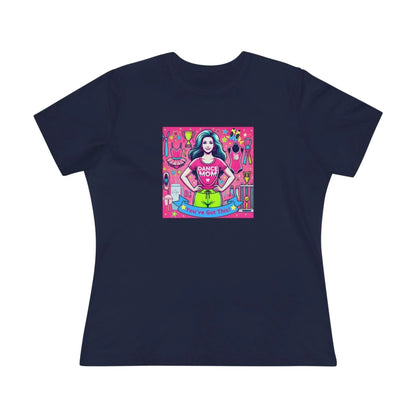 Dance Mom Magic (Brunette Mom) - A Colorful Celebration 🌈 - Women's Softstyle Tee - Whippie's