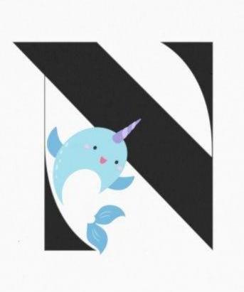 Alphabet Adventures: Letter N - Narwhal Toddler T-shirt - Whippie's