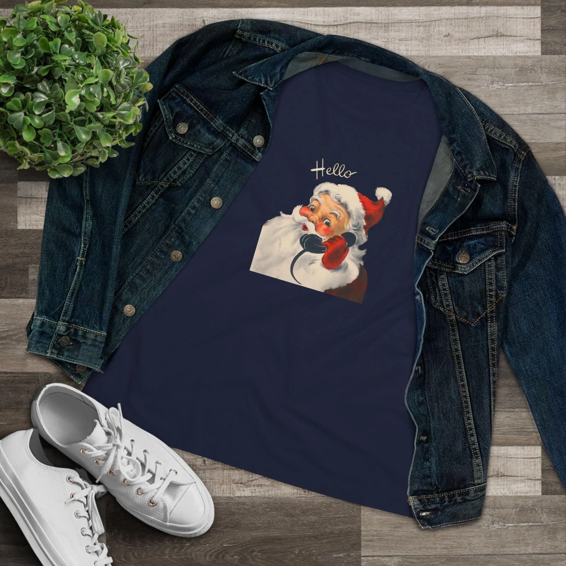 Santa's Calling to say Hello - Women's Tee - Whippie's