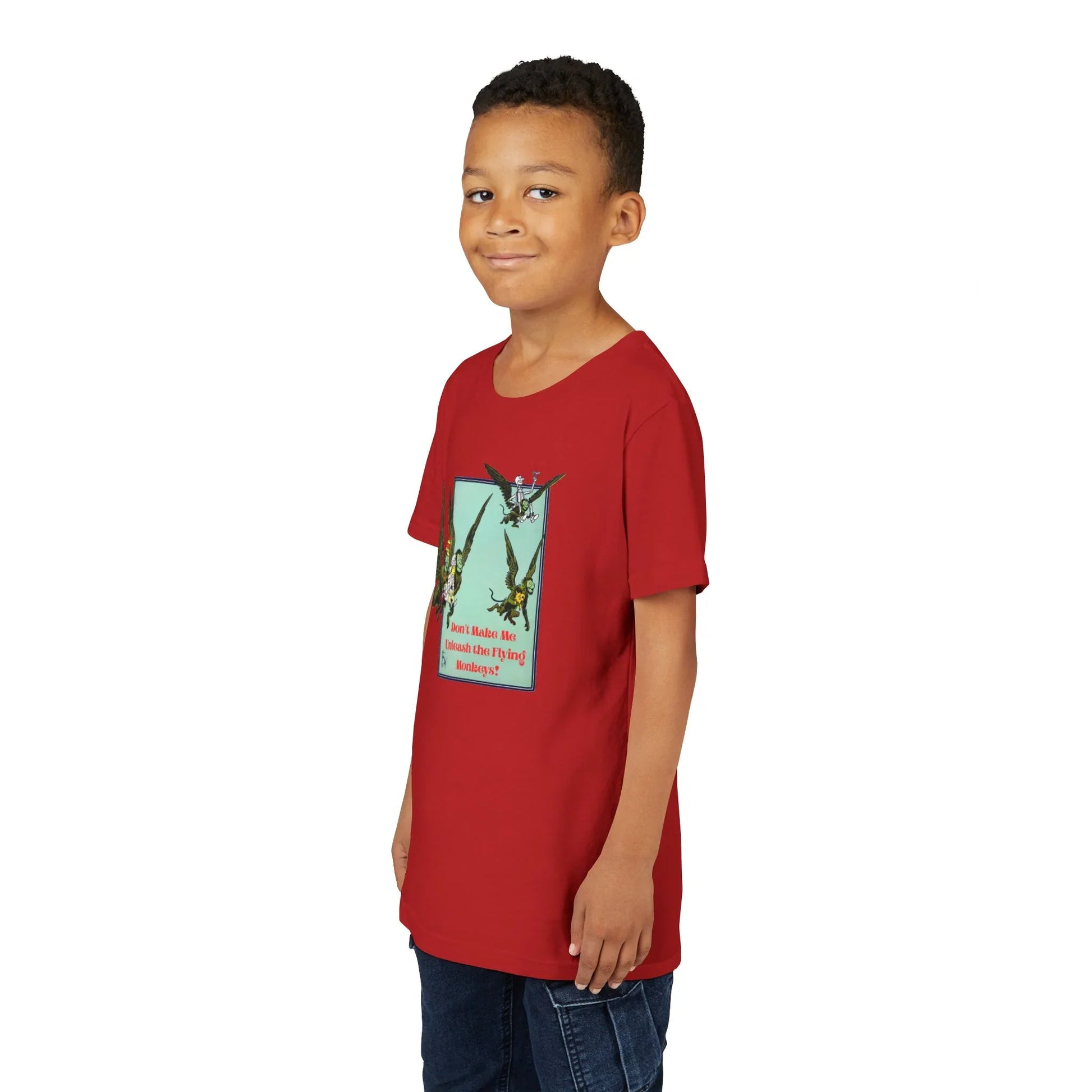 Wizard of Oz Don't Make Me Unleash the Flying Monkeys - Youth T-shirt - Whippie's