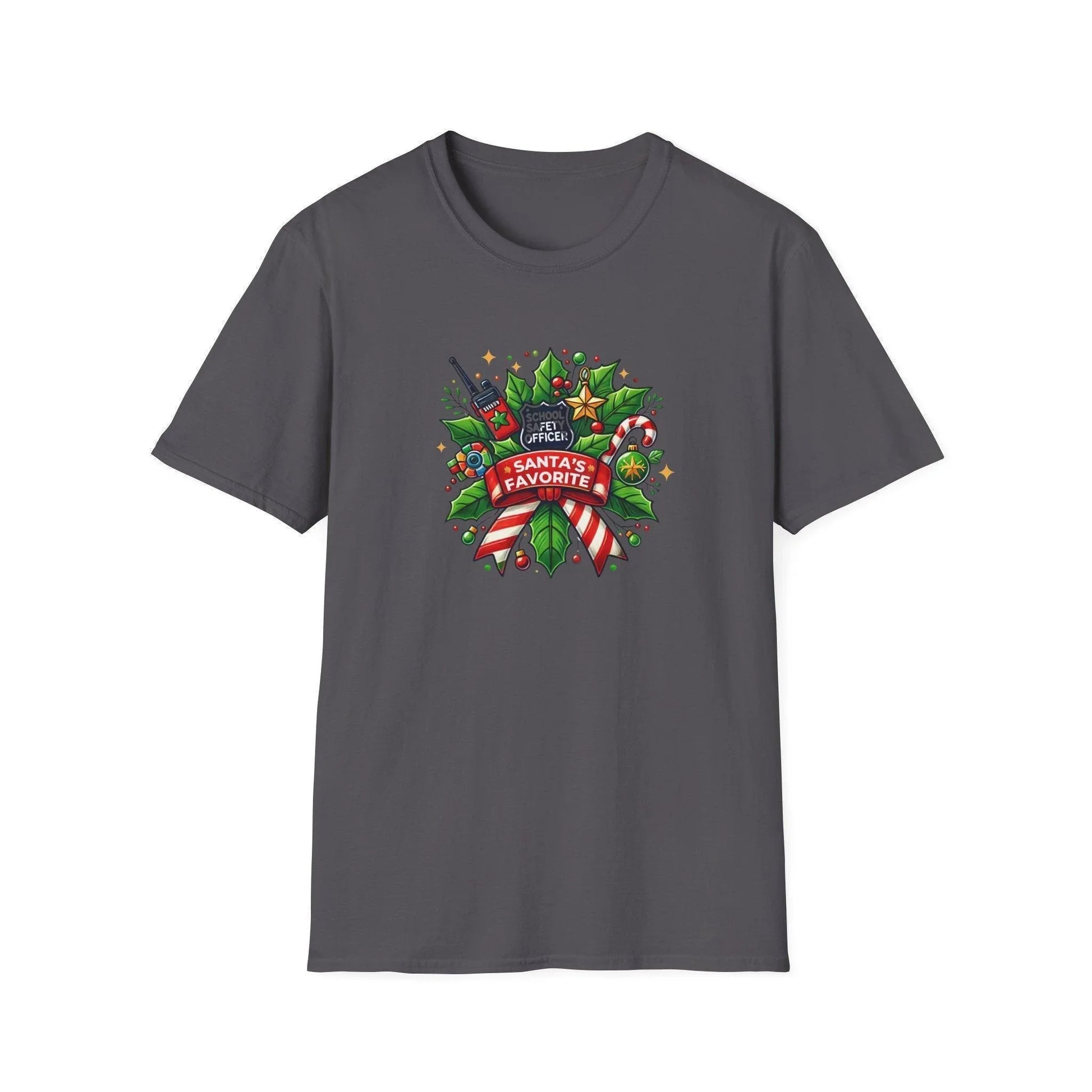 Santa's Favorite School Safety Officer Unisex Tee 🚨🎅 - Whippie's