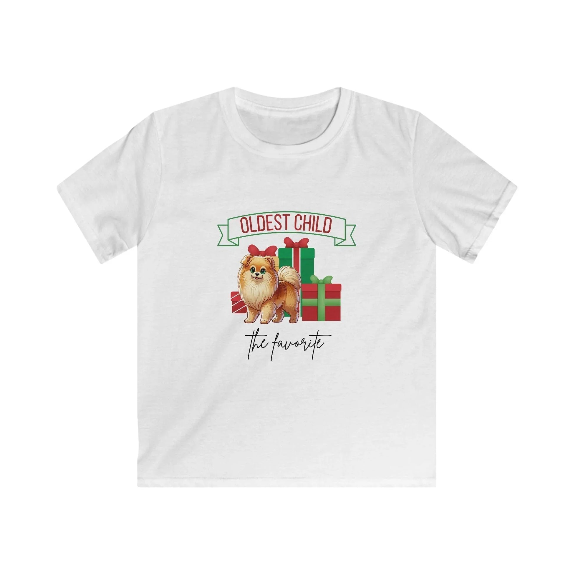 Oldest Child, The Favorite 🎁🐶 Pomeranian - Kids' Tee! 🎁👑 - Whippie's