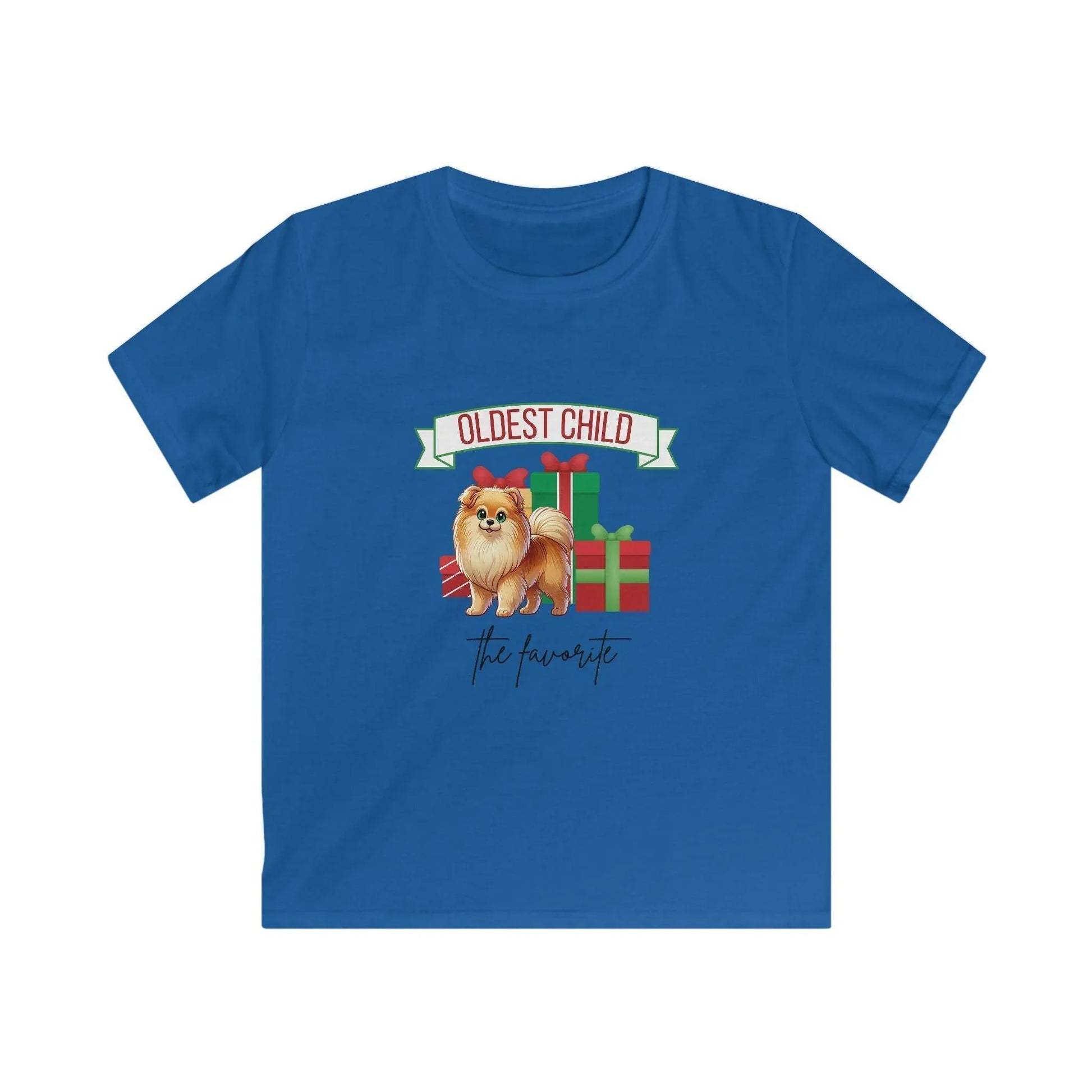 Oldest Child, The Favorite 🎁🐶 Pomeranian - Kids' Tee! 🎁👑 - Whippie's