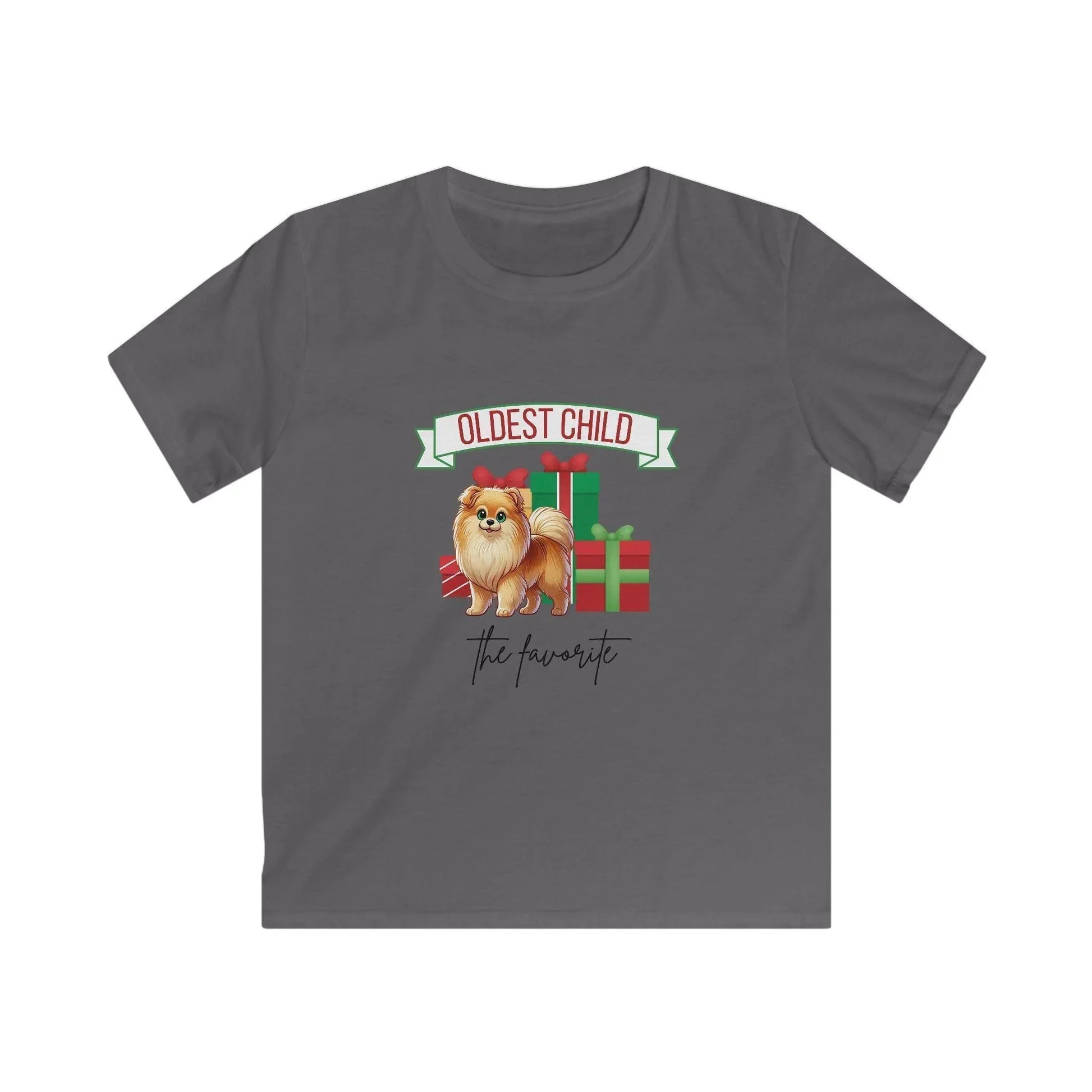 Oldest Child, The Favorite 🎁🐶 Pomeranian - Kids' Tee! 🎁👑 - Whippie's