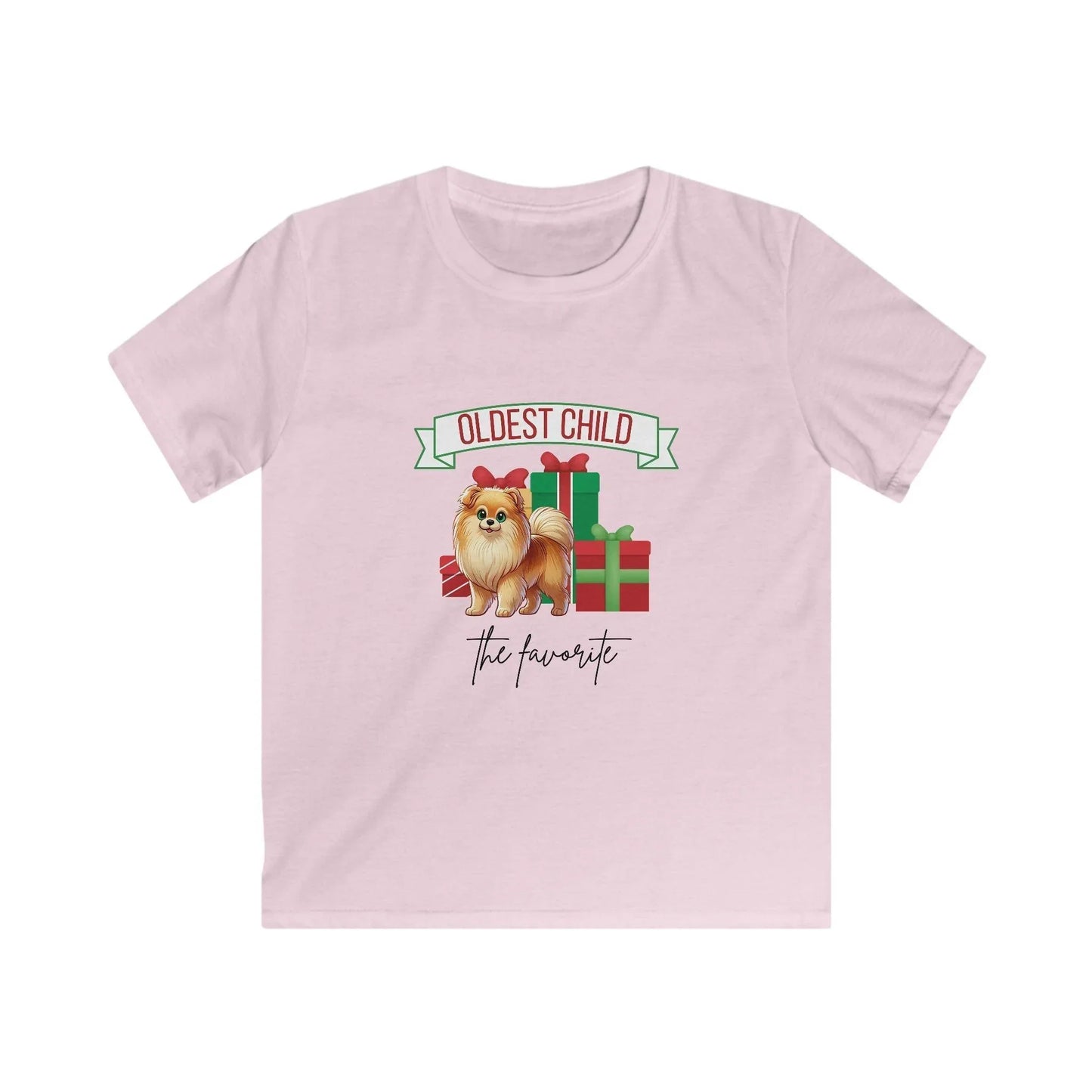 Oldest Child, The Favorite 🎁🐶 Pomeranian - Kids' Tee! 🎁👑 - Whippie's