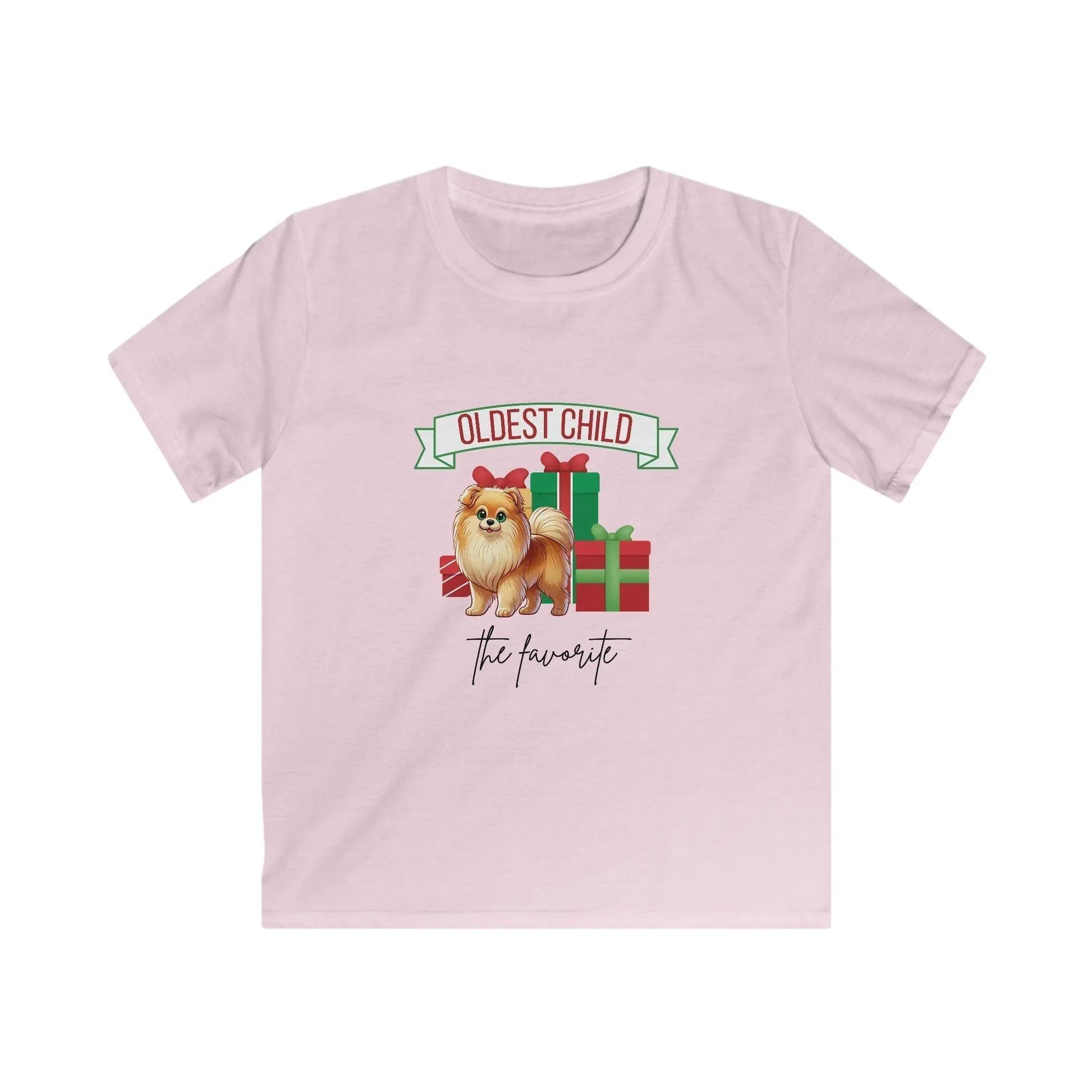 Oldest Child, The Favorite 🎁🐶 Pomeranian - Kids' Tee! 🎁👑 - Whippie's