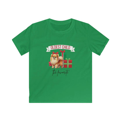 Oldest Child, The Favorite 🎁🐶 Pomeranian - Kids' Tee! 🎁👑 - Whippie's