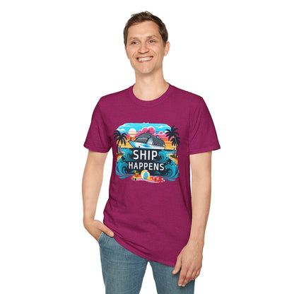 Ship Happens 🛳️🌊 Unisex Tee 🌴 (It's all part of the adventure! 😉) - Whippie's