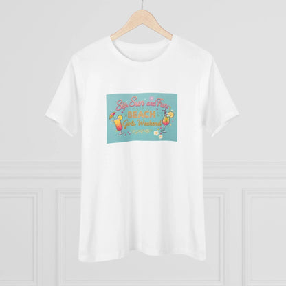 Sun, Sips, and Fun Beach Girls' Weekend - Women's Softstyle Tee - Whippie's