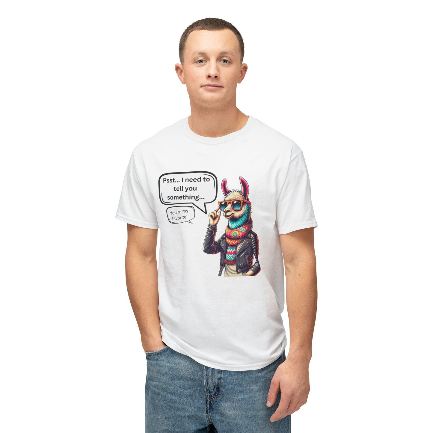 Psst... You're My Favorite! Unisex HD Cotton T-Shirt - Who's Really Their Favorite? 😉 - Whippie's