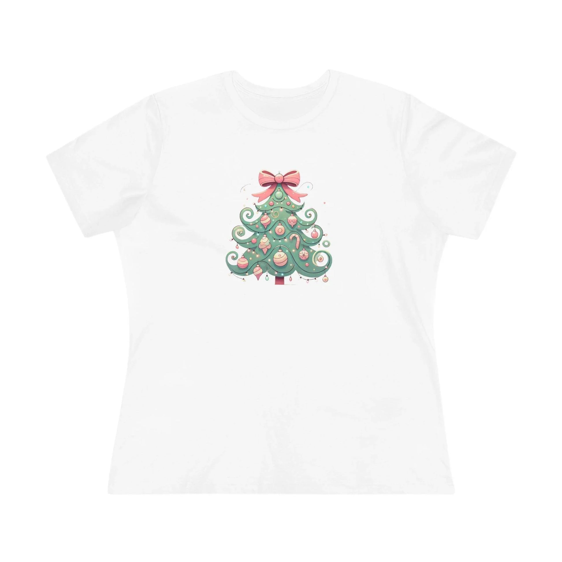 🎄💖 Pastel Dream Christmas Tree ✨🎀 - Women's Softstyle Tee - Whippie's