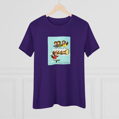 Merry Christmas Song Birds - Women's Tee - Whippie's