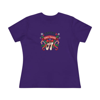 Santa's Favorite Dance Teacher Women's Softstyle Tee - Whippie's
