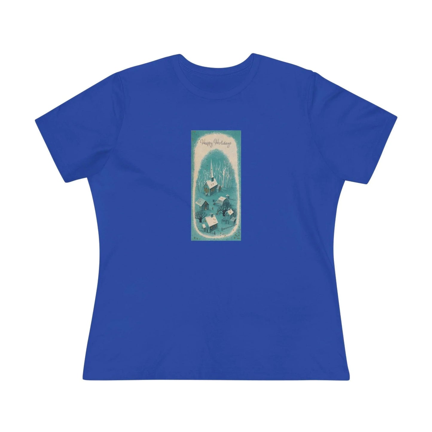 Happy Holidays - Vintage Village - Women's Tee - Whippie's
