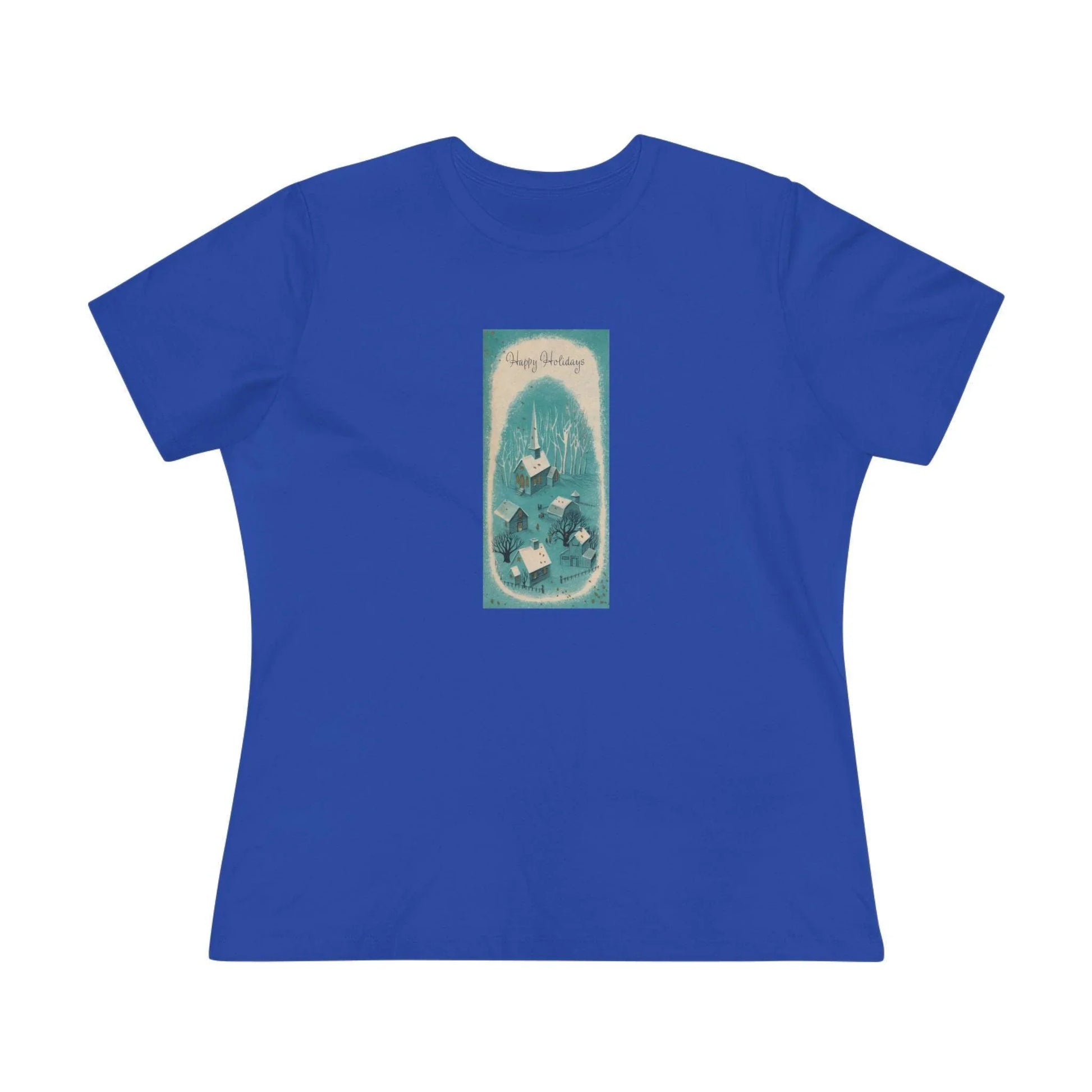 Happy Holidays - Vintage Village - Women's Tee - Whippie's
