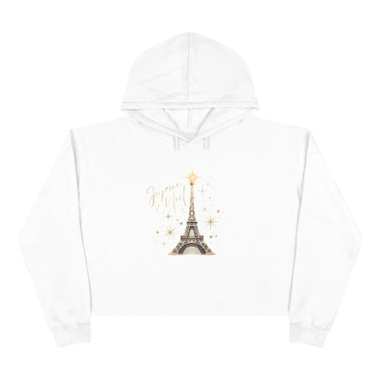 ✨ Joyeux Noël - Women's Cropped Hoodie 🗼 - Whippie's