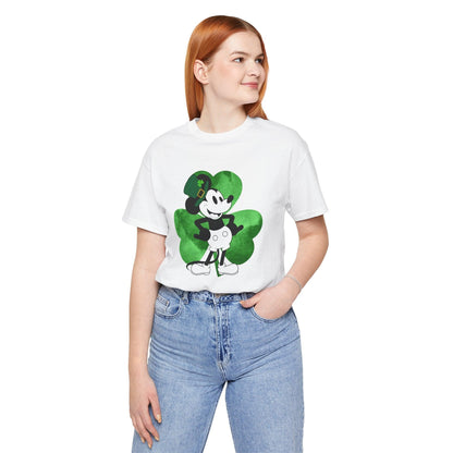 Lucky Willie St. Patrick's Day Tee - Feelin' Lucky with Friends! 🍀🐭 - Whippie's