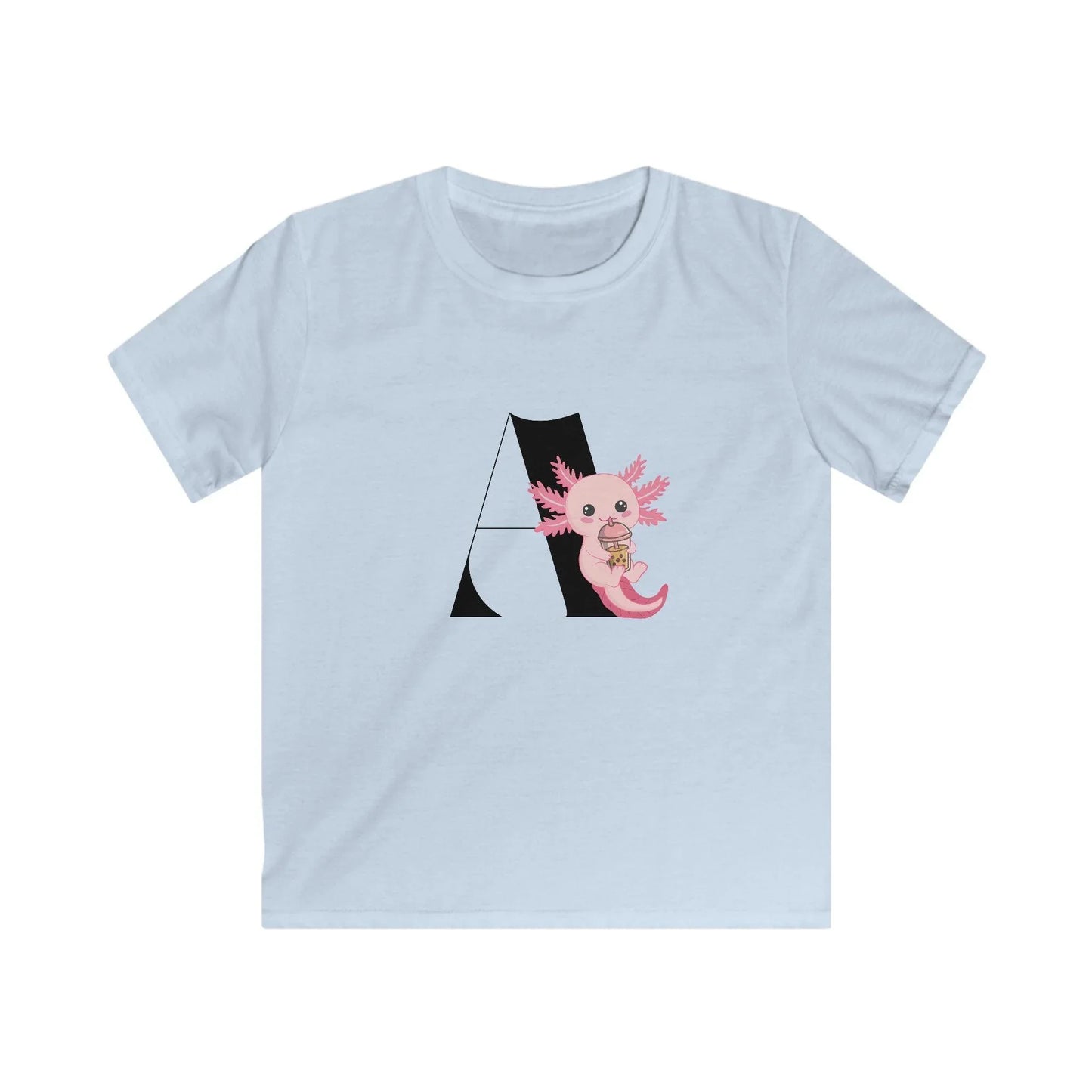 Alphabet Adventures: A is for Axolotyl! ✨ Youth T-Shirt - Whippie's