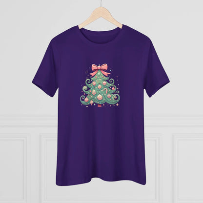 🎄💖 Pastel Dream Christmas Tree ✨🎀 - Women's Softstyle Tee - Whippie's