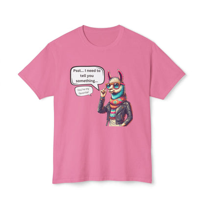 Psst... You're My Favorite! Unisex HD Cotton T-Shirt - Who's Really Their Favorite? 😉 - Whippie's