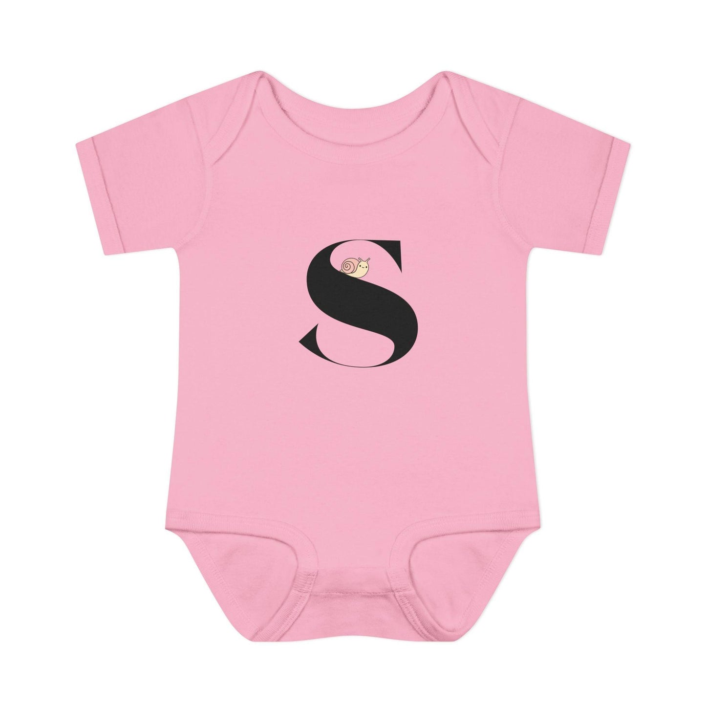 Alphabet Adventures: Letter S - Snazzy Snail Baby Onesie S is for Snazzy Snail! - Whippie's