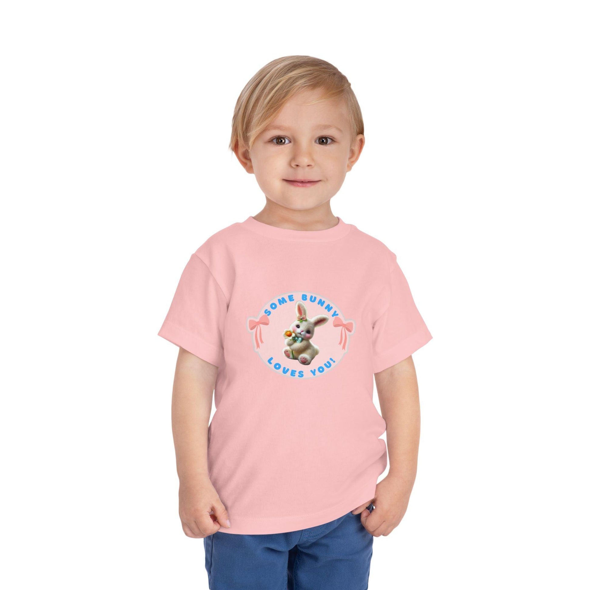 Some Bunny Loves You Toddler T-Shirt - Easter Bunny Cuteness 🐰💖 - Whippie's