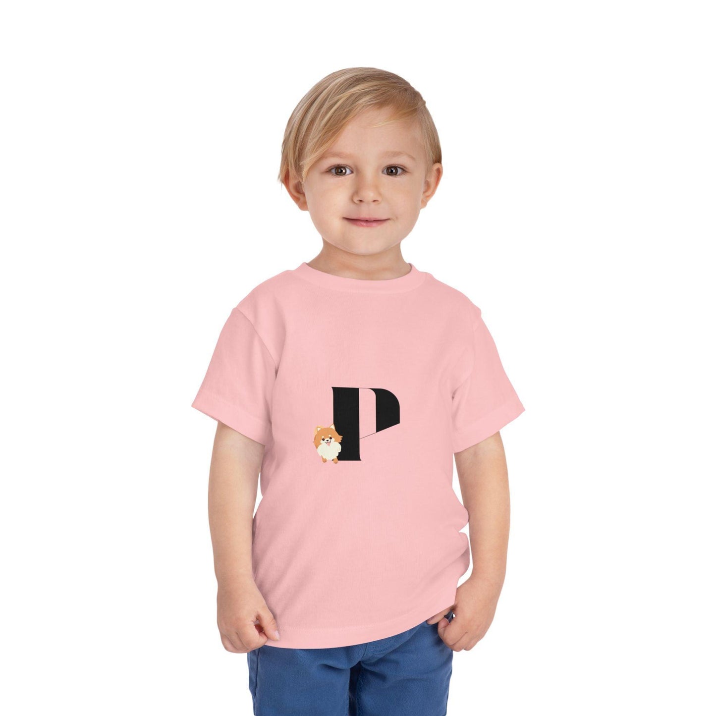 Alphabet Adventures: Letter P - Pomeranian Dog Toddler T-shirt - Whippie's