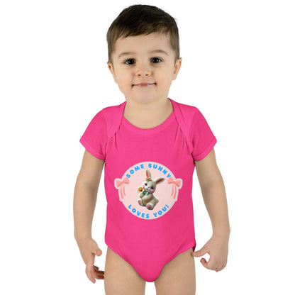 Some Bunny Loves You Baby Onesie - Hop into Easter with Adorable Style! 🐰💖 - Whippie's