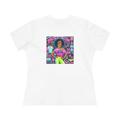 Dance Mom Magic (Young Black Mom) - A Colorful Celebration 🌈 - Women's Softstyle Tee - Whippie's