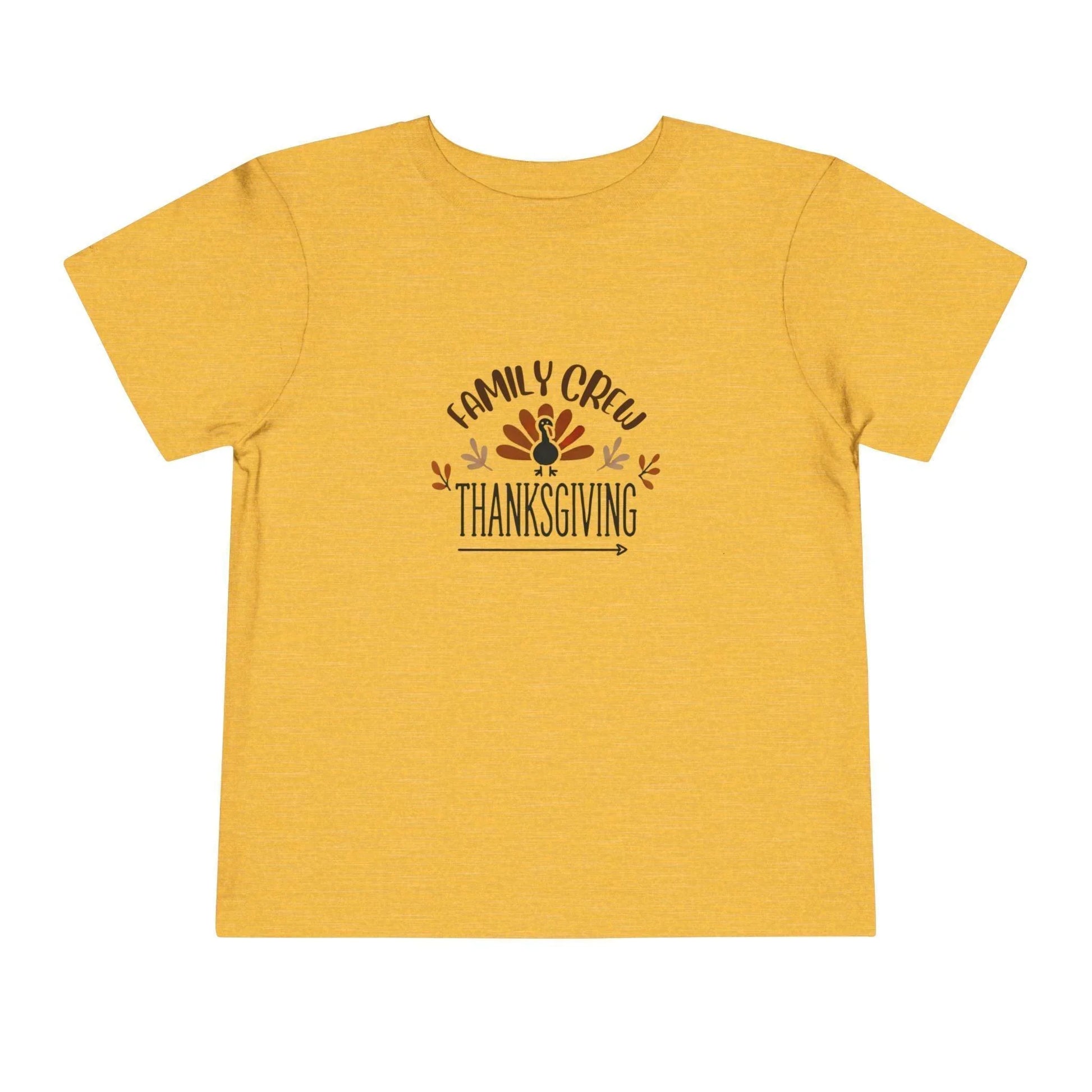 Thanksgiving Family Crew - Toddler Short Sleeve Tee - Whippie's