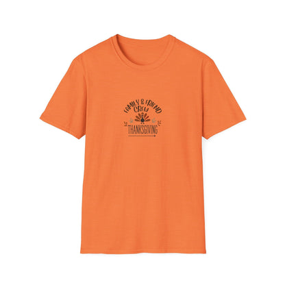 Thanksgiving Family & Friends Crew - Gobble 'Til You Wobble with Your Favorite Crew! 🦃🍁 Unisex T-Shirt - Whippie's