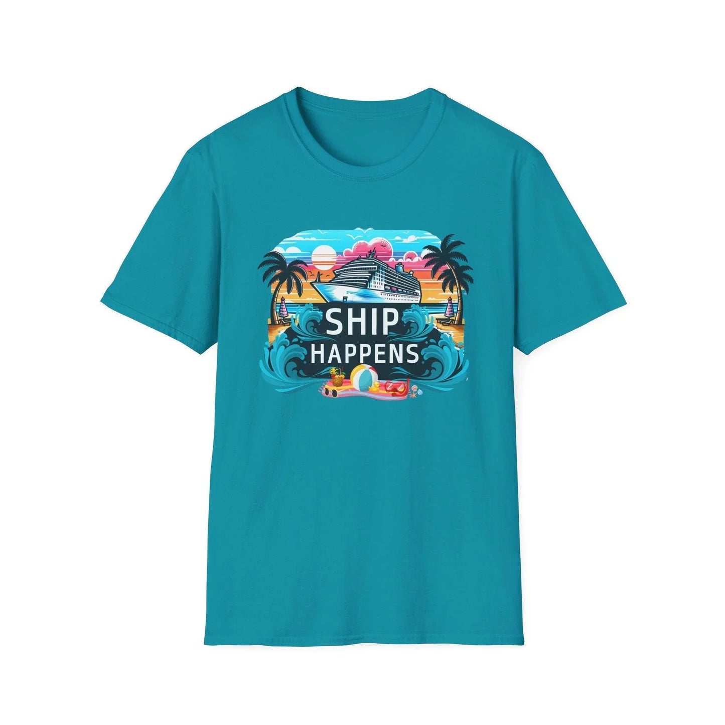 Ship Happens 🛳️🌊 Unisex Tee 🌴 (It's all part of the adventure! 😉) - Whippie's