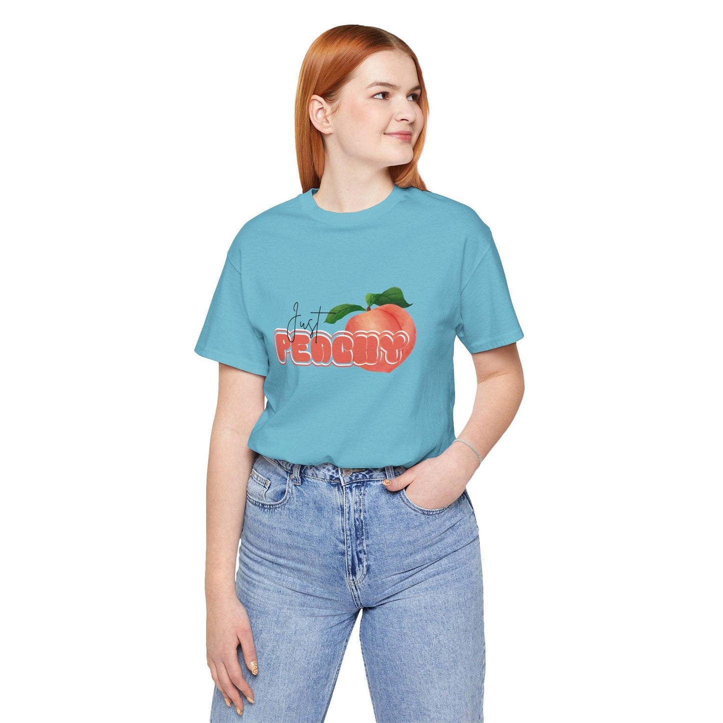 Just Peachy Unisex Jersey Tee - 🍑 Embrace the Sweetness of Life! 🍑 - Whippie's