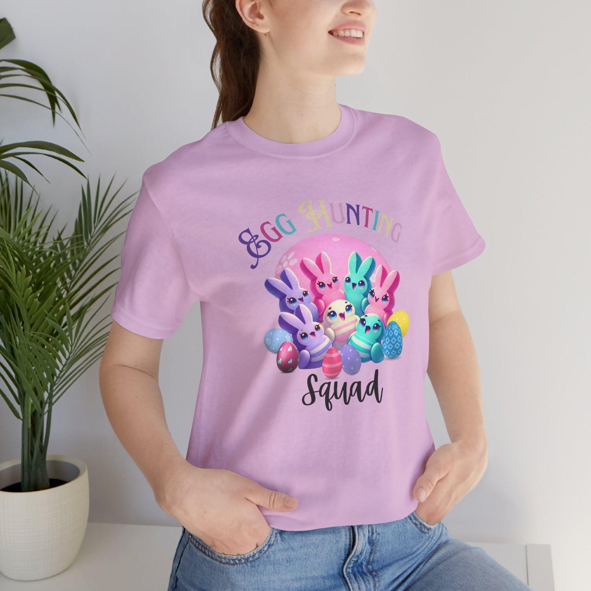 Egg Hunting Squad Unisex Jersey Tee - 🐣🐰 Hop into Easter Fun! 🐰🐣 - Whippie's