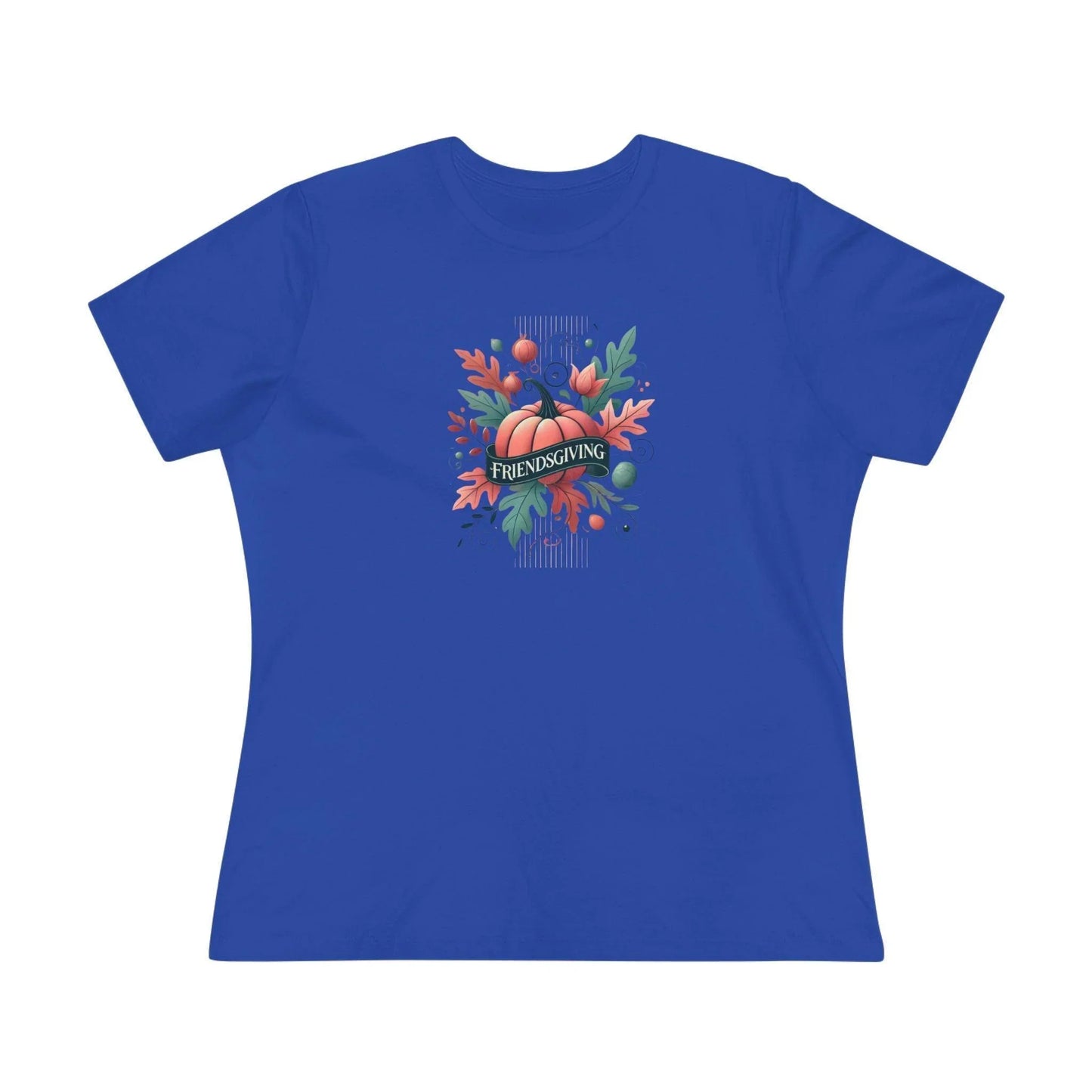 Friendsgiving Whimsical Pumpkin - Women's Softstyle Tee - Whippie's
