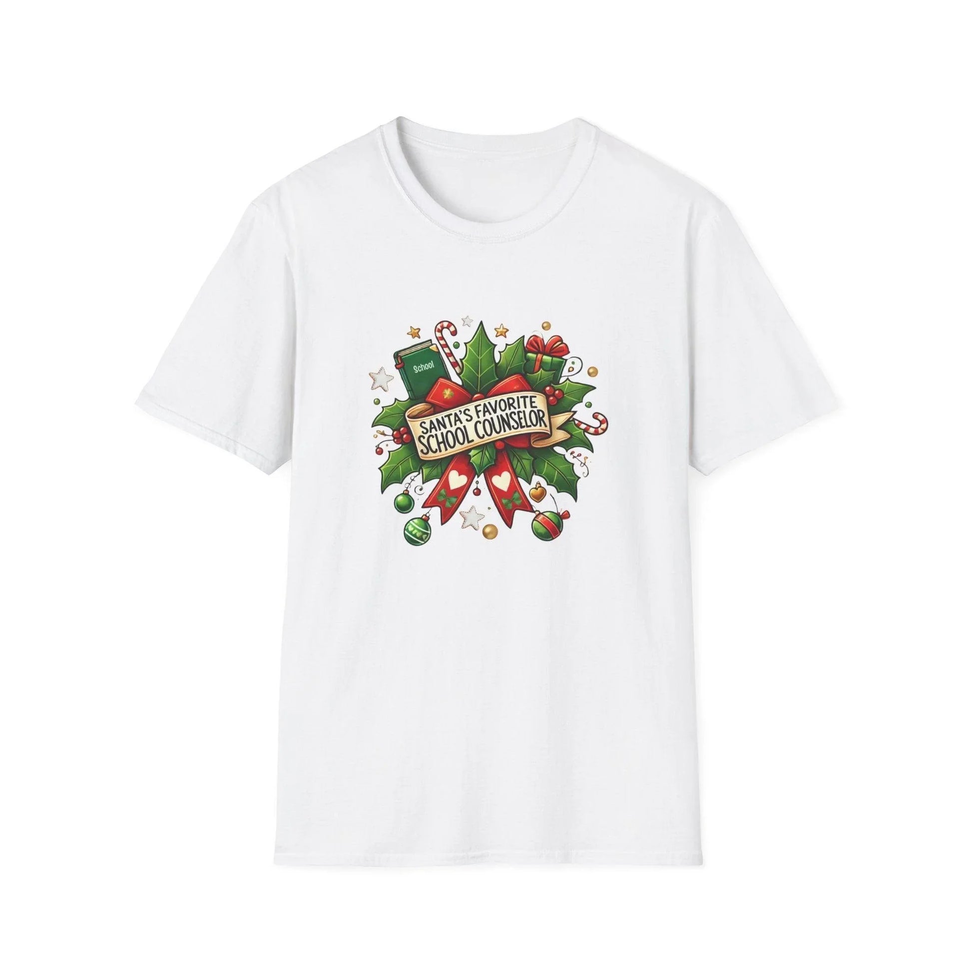 Santa's Favorite School Counselor Unisex Tee 🍎🎅 - Whippie's