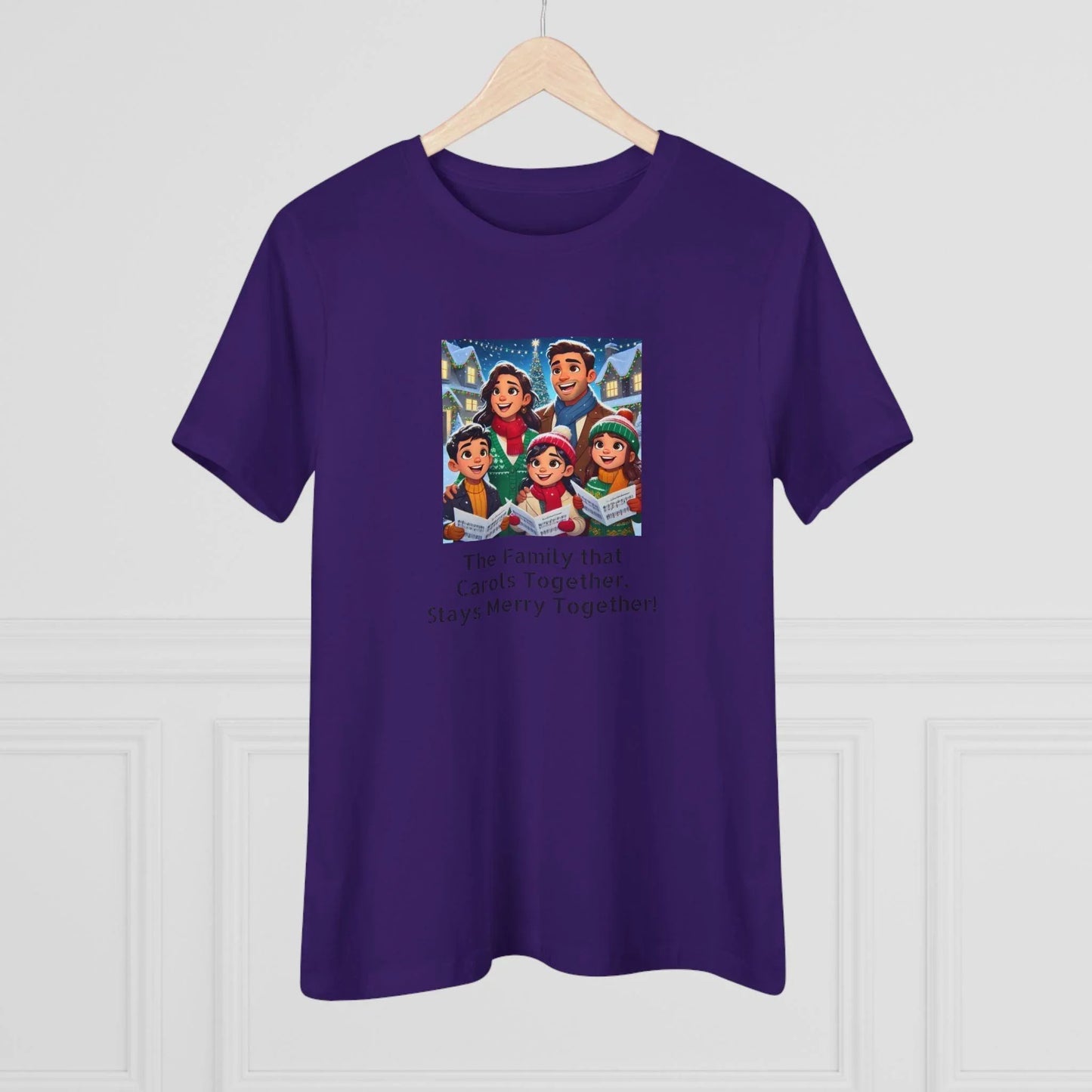 The Family that Carols Together, Stays Merry Together! - Women's Softstyle Tee - Whippie's